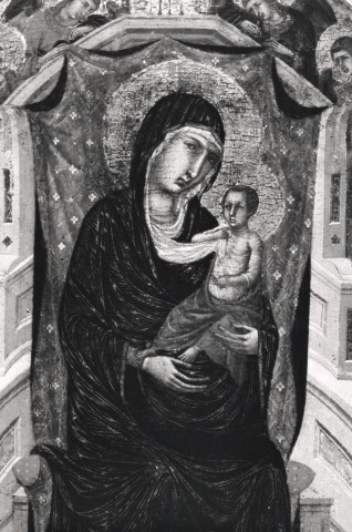 A. C. Cooper — Maestro di Monte Oliveto - sec. XIII/ XIV - Madonna con Bambino in trono — particolare